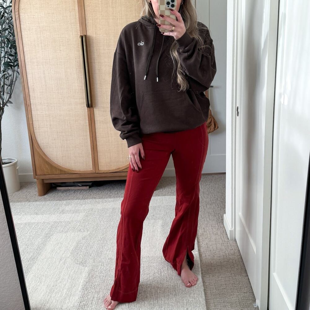 Anthropologie the Essential Trouser in Burnt Red